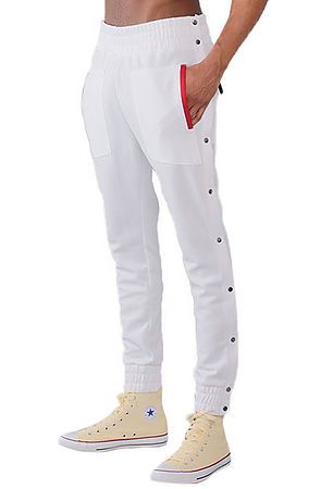 OLYMPIC TEAR AWAY WHITE JOGGER