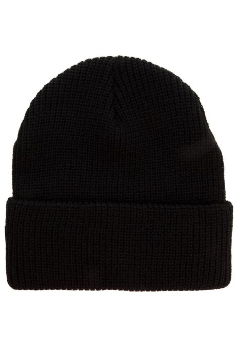 The Fame Block Beanie in Black