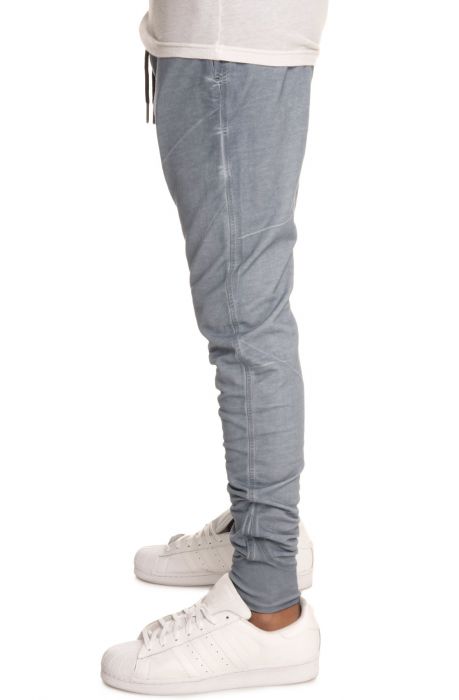The Pigment Dye French Terry Jogger in Blue