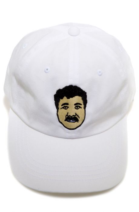 El Chapo white dad hat