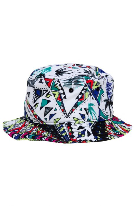 The Rose Bucket Hat in White