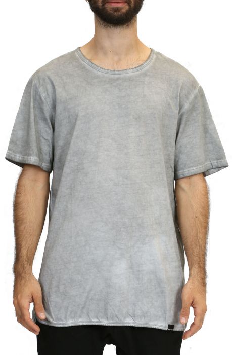 SPOILED PEASANTS Elongated Jersey Tee in Smoke Gray TG22WV-JT-SG ...