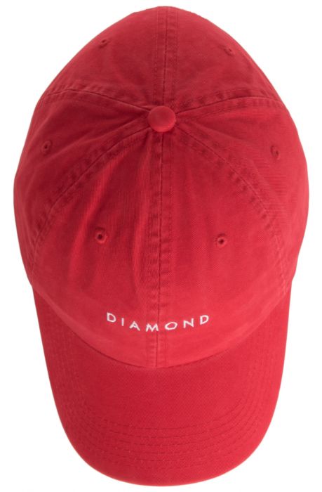 The Diamond Sports Cap in Coral