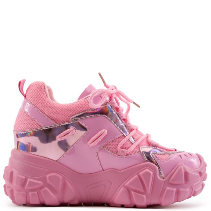 Persimmon-01 Wedge Sneakers