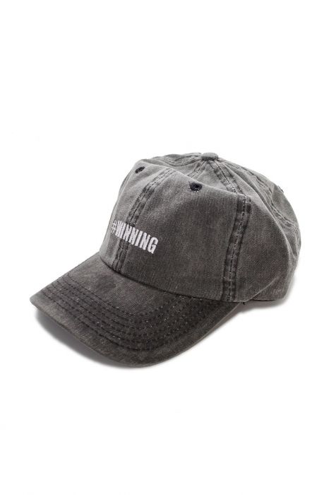 The Winning Dad Hat in Gray