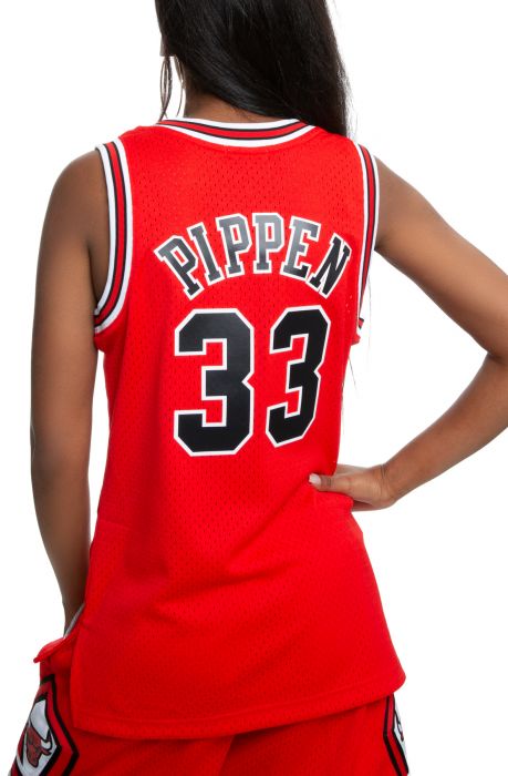Scottie Pippen Chicago Bulls 1997-98 Swingman Jersey Red