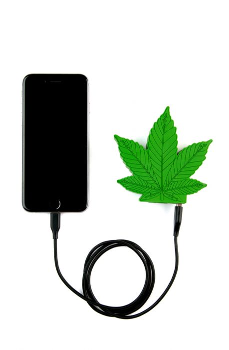 The Green Crack Portable Charger in Green