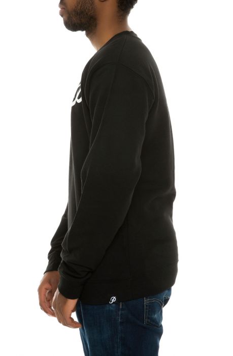 The Classic P Crew Sweatshirt in Black