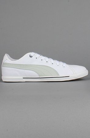 forget Absorb Furnace PUMA The Benecio Canvas Drip Sneakers in White and Grey Violet 35223701-WGV  - PLNDR