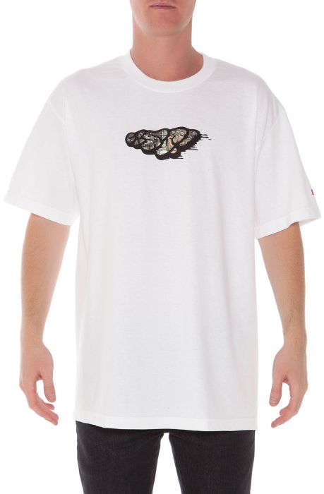 The Bomber LS Tee in White