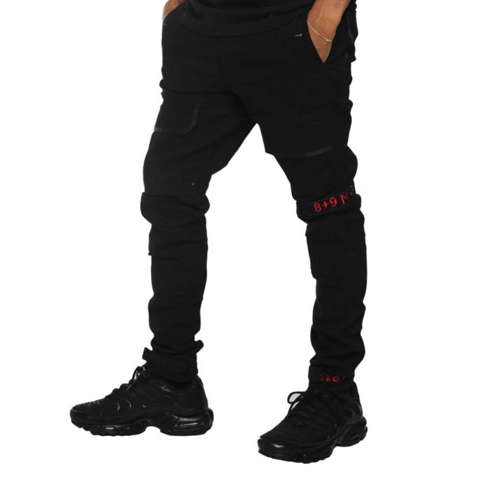 8&9 CLOTHING Strapped Up Slim Utility Pant Bred PSTRPRED - Karmaloop