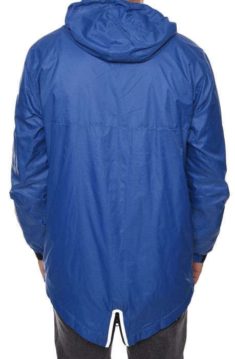 The Larka Fishtail Zip Jacket in Blue