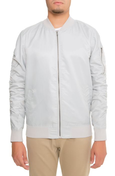 The Bomber Jacket in Grey