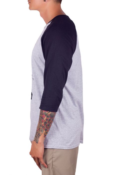 Cant Stop Wont Stop Athletic Grey Baseball Tee