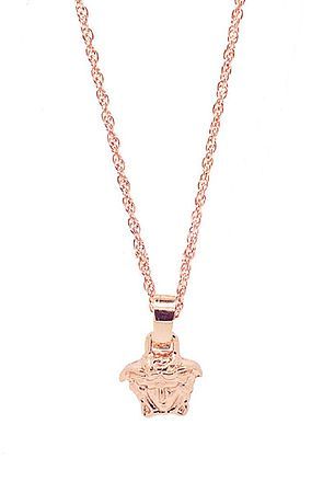 The Micro Medusa Necklace - Rose Gold