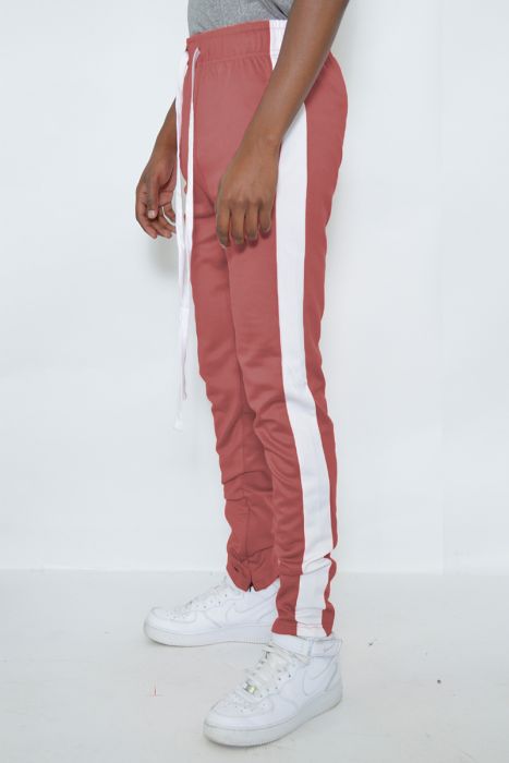 Ankle zipper track pants on sale