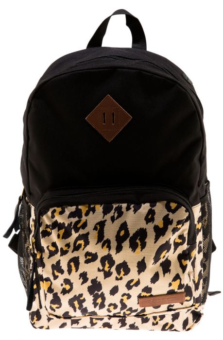 The Wildlife Backpack in Black and Gray Cheetah
