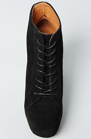 The Lita Claw Shoe in Black Suede