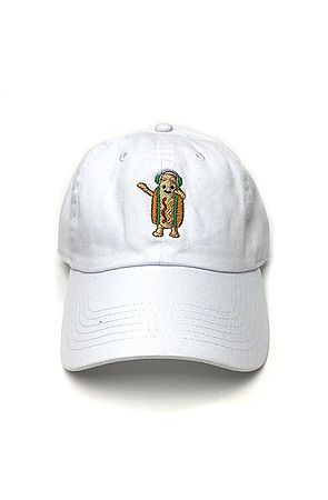The Hot Dog Cap in White