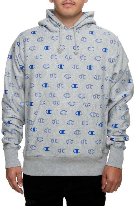 Champion Reverse Weave Men's Pullover Hoodie All buying Over Print Size Small