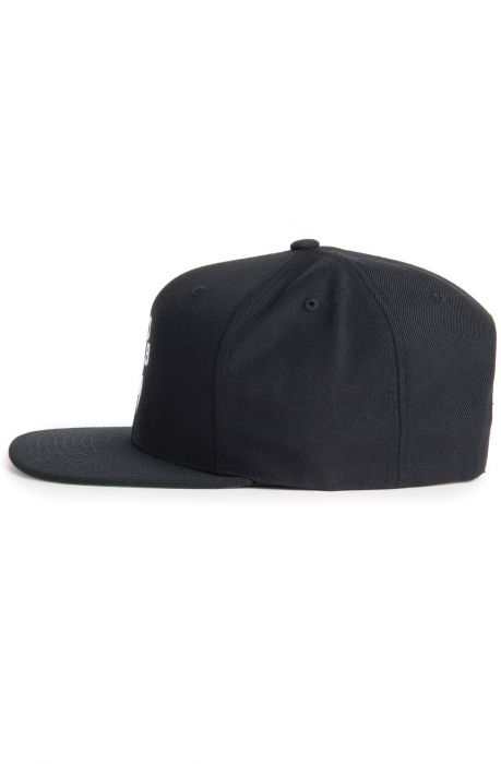 The Business Snapback Hat in Black