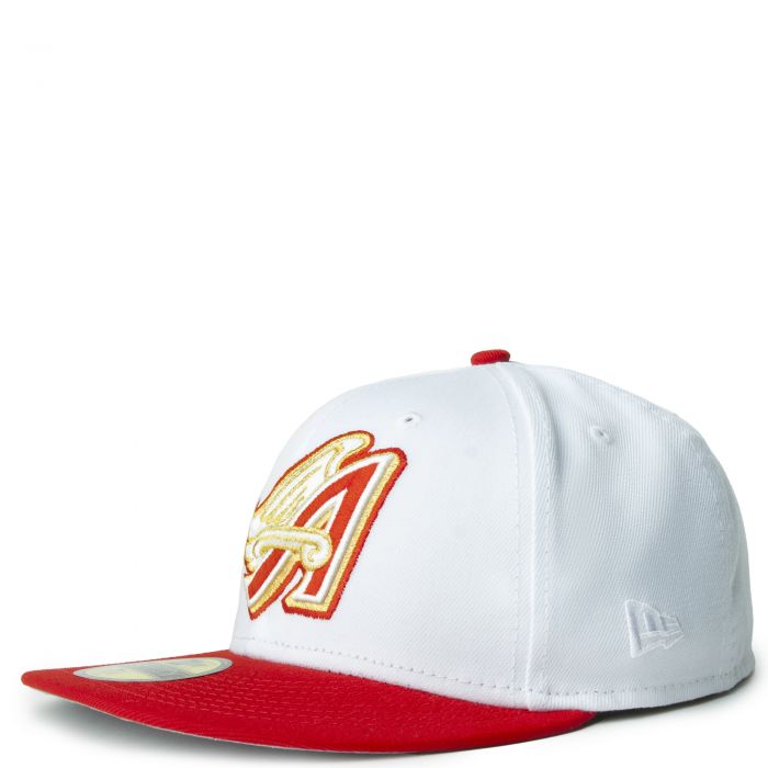 70699251] Los Angeles Angels 50th Anniversary Tan 59FIFTY Men's