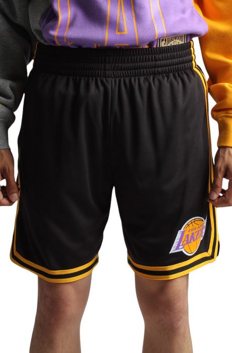 NBA Lakers ナイロン ロンＴ mitchell&ness Men's Mitchell & Ness x Uninterrupted Gold Los Angeles