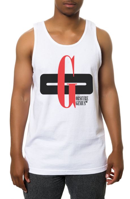 The Obscure Genius Tank Top in White
