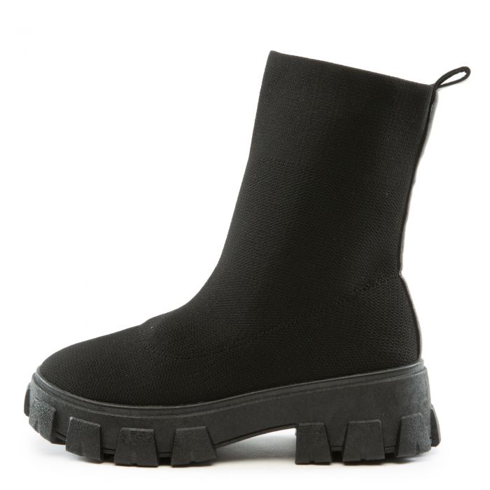 WILD DIVA Presley-23 Knit Ankle Bootie 