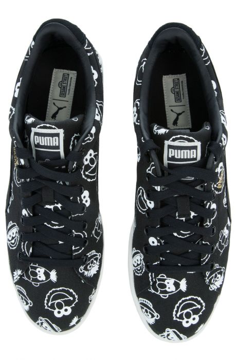 The Puma x Sesame Street Basket Sneaker in Black