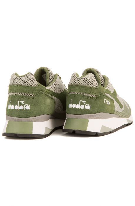 The Diadora V7000 Weave Sneakers in Green Olivina