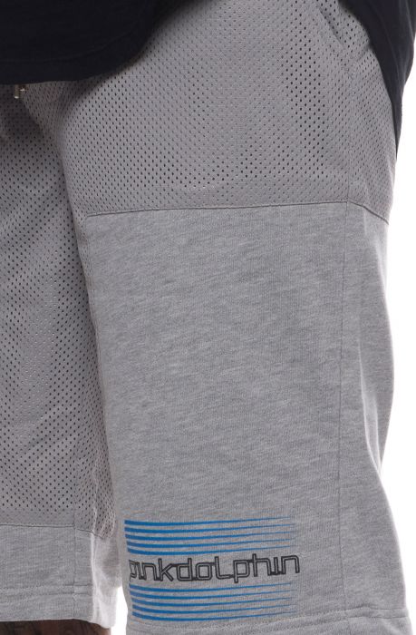 The Speed Script Shorts in Heather Gray