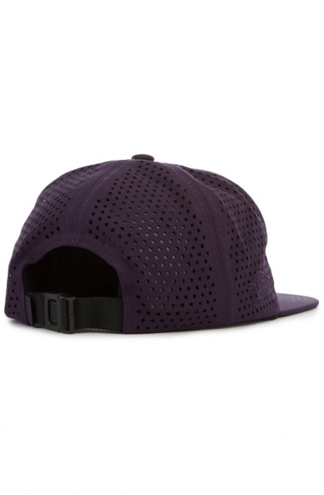The Arched 2.0 Buckleback Unstructured Cap in Purple