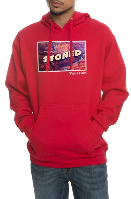 VACATION The I’m Stoned Hoodie in Red VA-SV-IMSTONED-HOOD-RED - Karmaloop