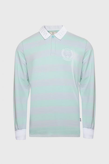 The Hideout Clothing Racket Club Rugby Polo THC-RA-SP-PASTELGREEN - Karmaloop