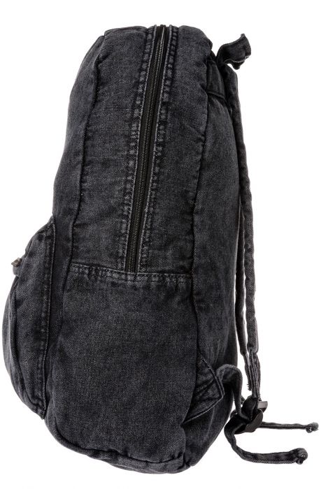The Nevermind Backpack in Black Acid Wash