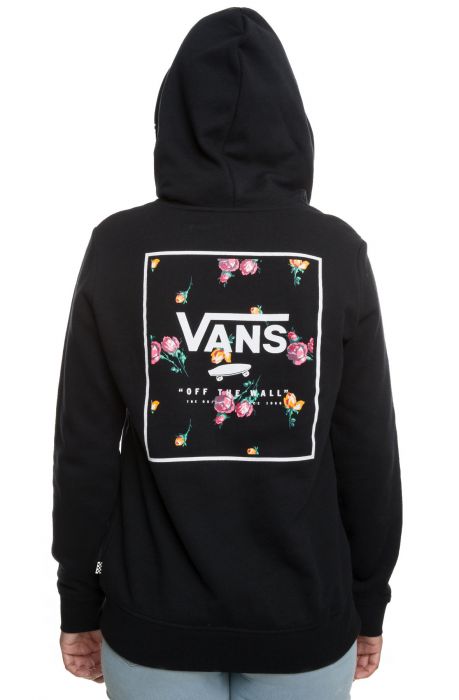 Vans satin floral box pullover hoodie outlet