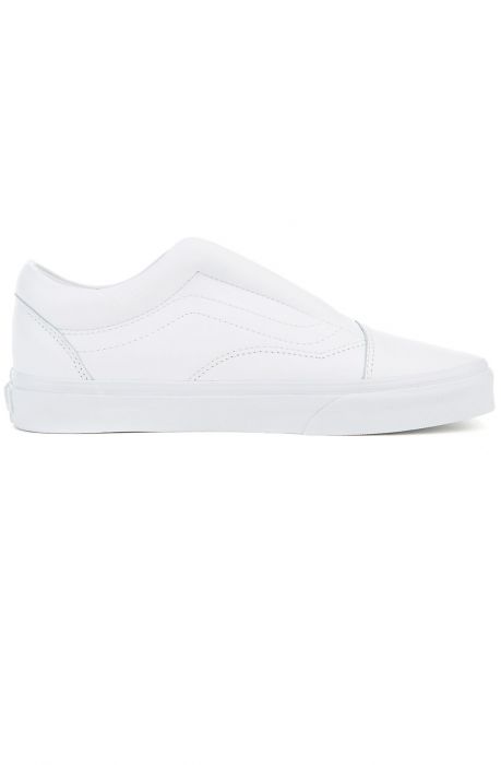 The Old Skool Laceless DX in True White