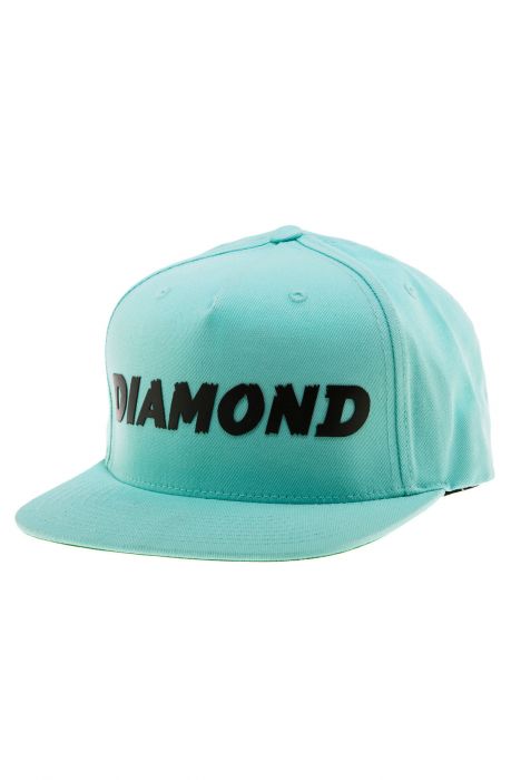 The Painted Snapback Hat in Diamond Blue