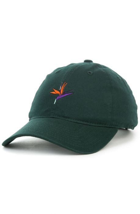 The Bird of Paradise Dad Hat in Forest Green