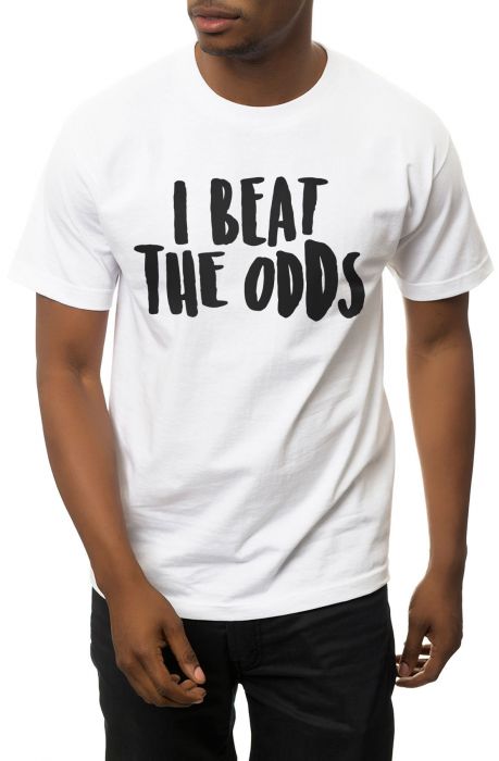 The Beat the Odds Tee in White