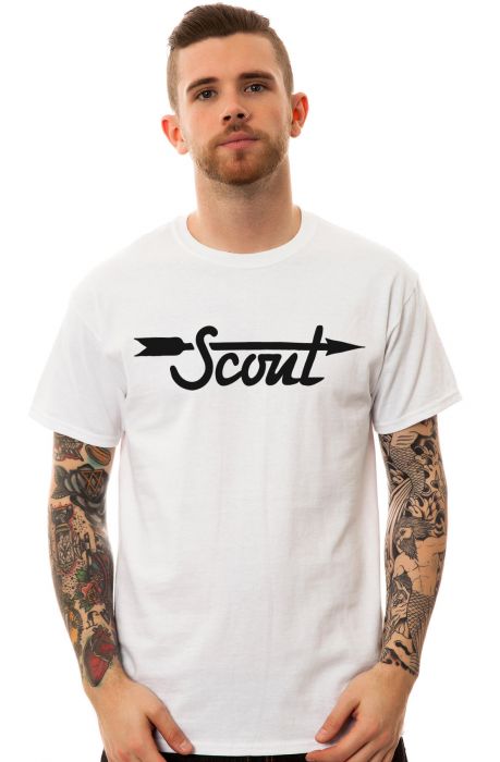 The LTD Red Daw Pack Scout Tee in White and Black
