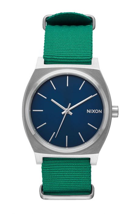 The Time Teller Watch in Navy & Green