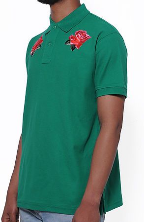 The Rose Thorn Polo in Green
