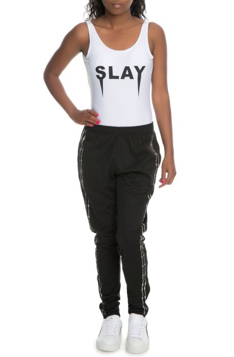 The Slay Day Body Suit in White