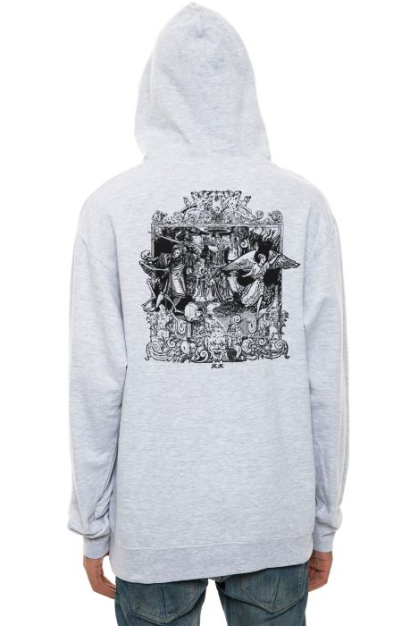 Orisue The Dance With Death Hoodie In Heather Grey Sv Dancedeath Hood Hgy Plndr 2843