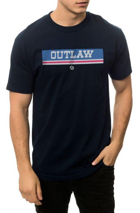 The Outlaw Bar Tee in Navy