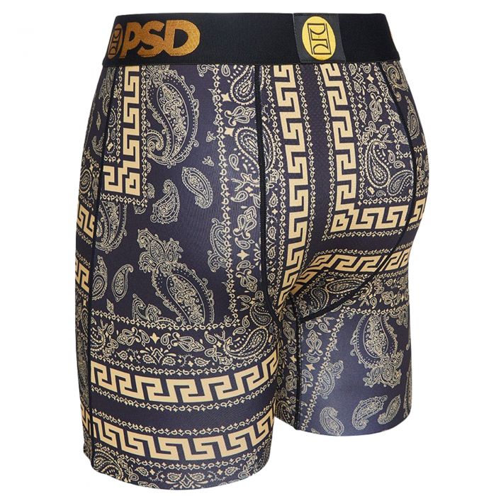 PSD Men's Rich Bandana Black Boxer Brief Underwear