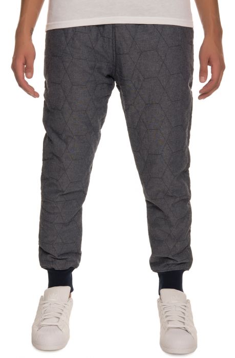 The Striker Chambray Sweatpants in Navy