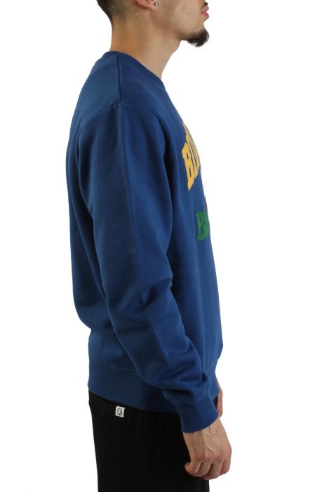 Billionaire Boys Club Collegiate Crew Sweatshirt 851-6311NVY - Karmaloop